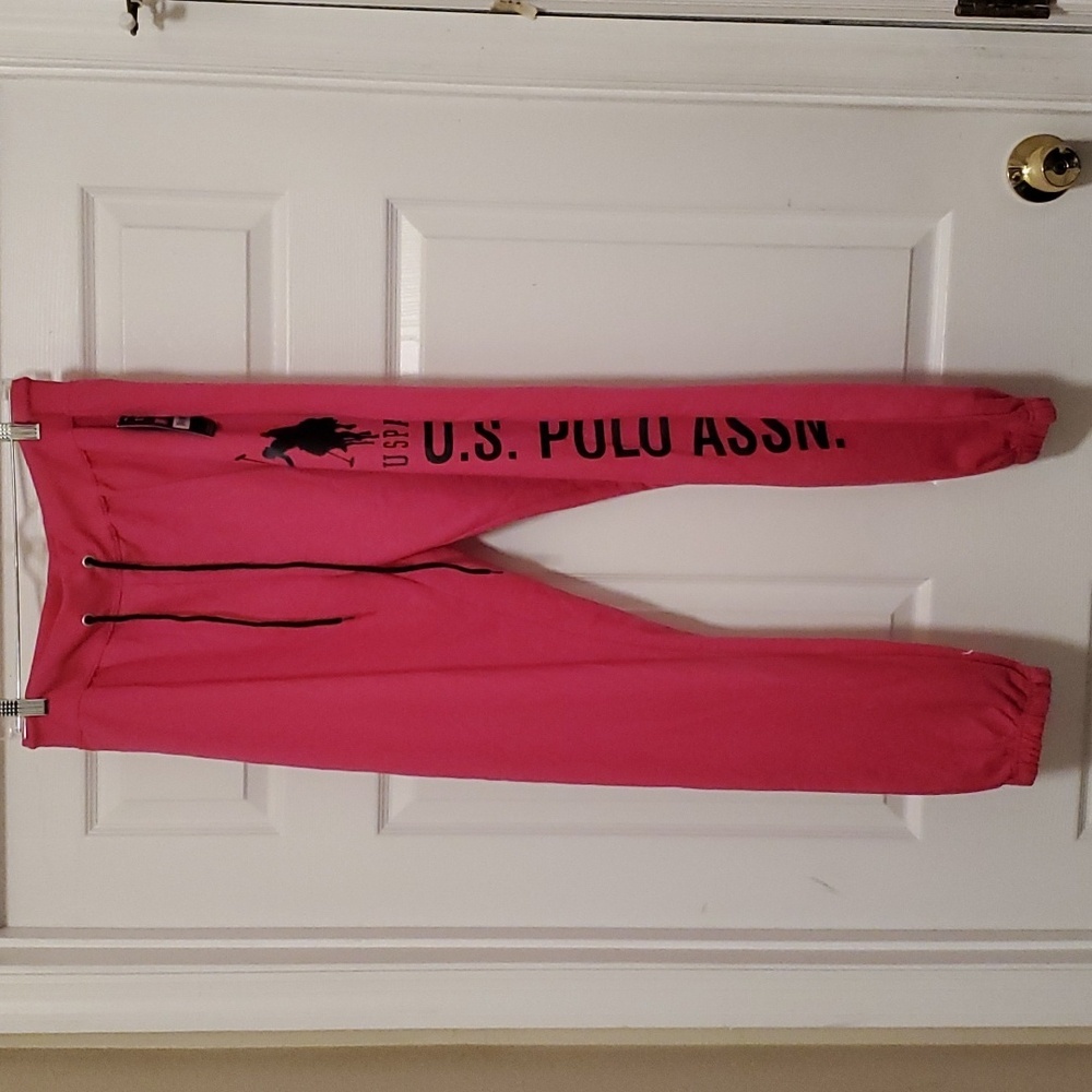 US polo assn pink joggers